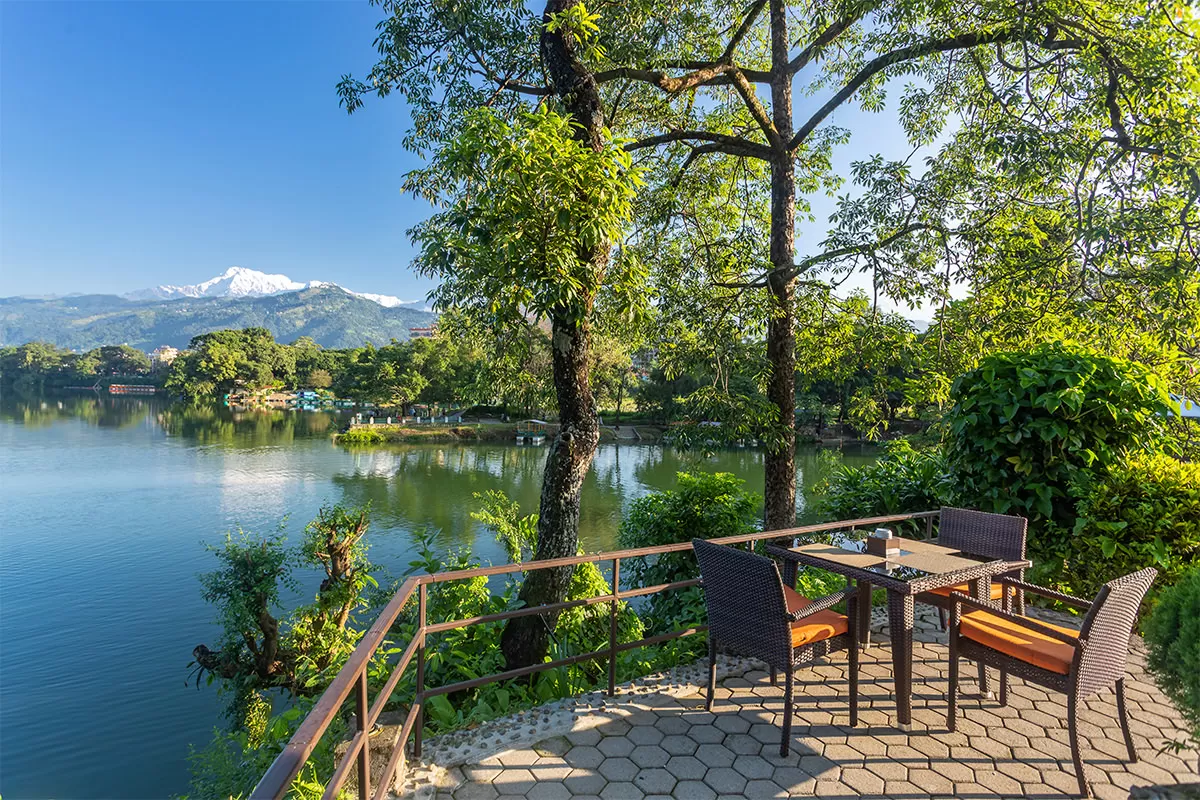 Deck by the lake